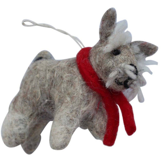 Terrier filt ornament - Global Groove (H)