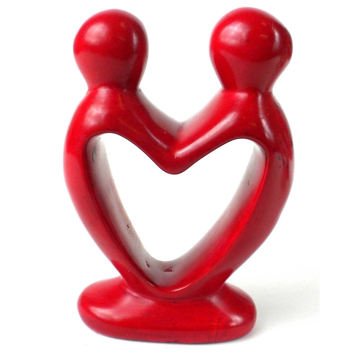 Fedtsten Lovers Heart Rød - 4 tommer
