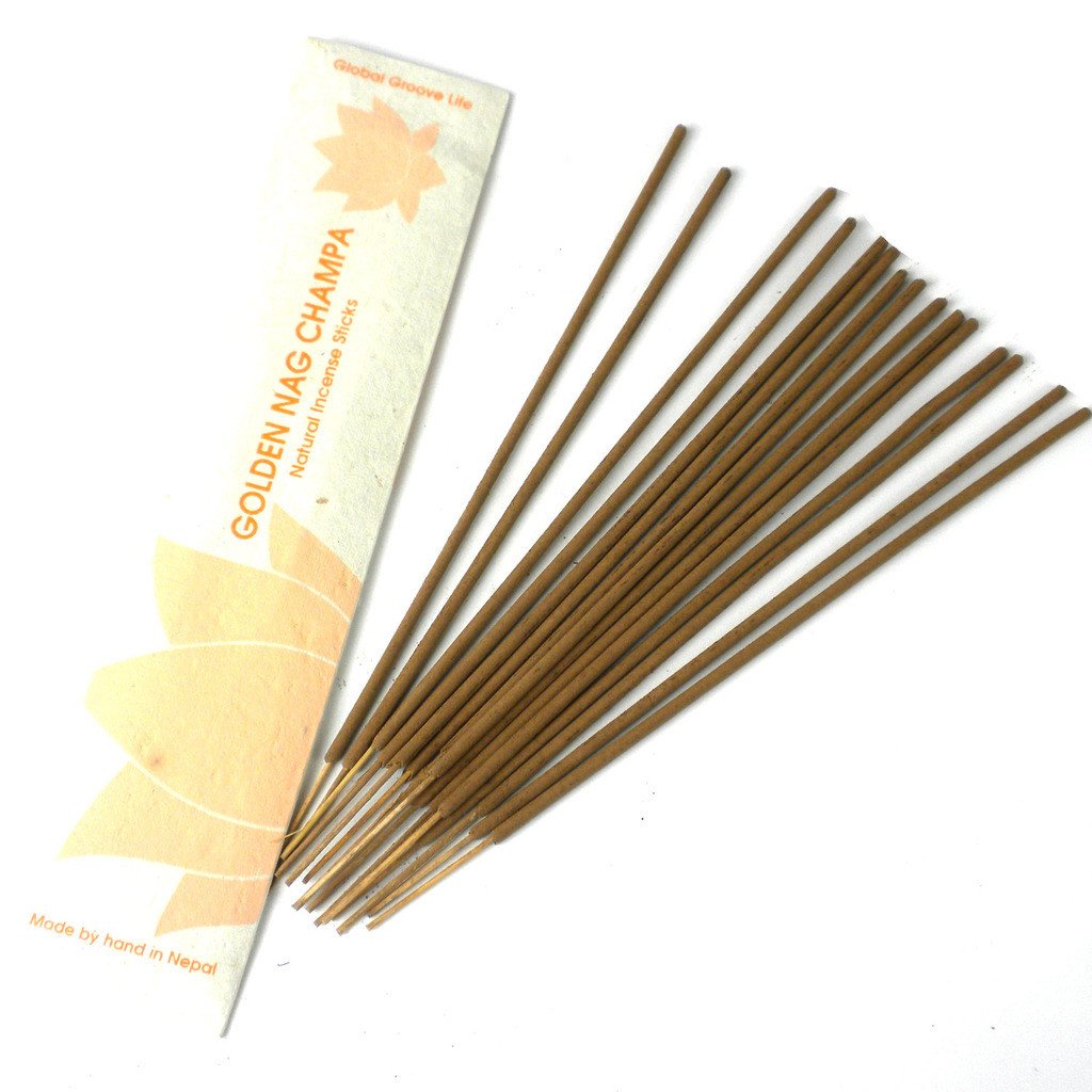 Encens en bâtonnets Golden Nag Champa -10 bâtonnets