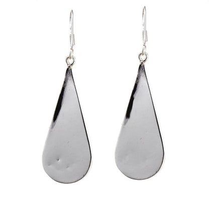 Tulip Abalone Teardrop Earrings