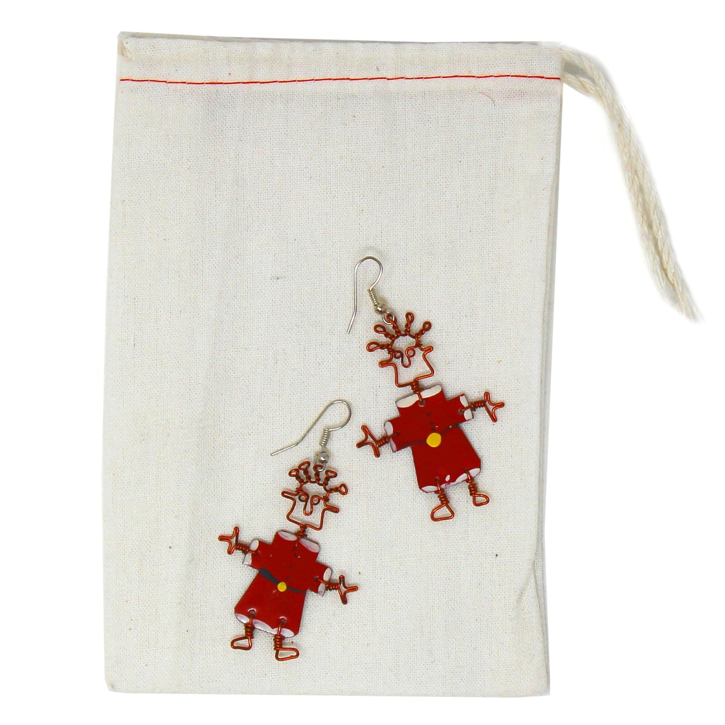 Boucles d'oreilles Dancing Girl Santa - Alternatives créatives