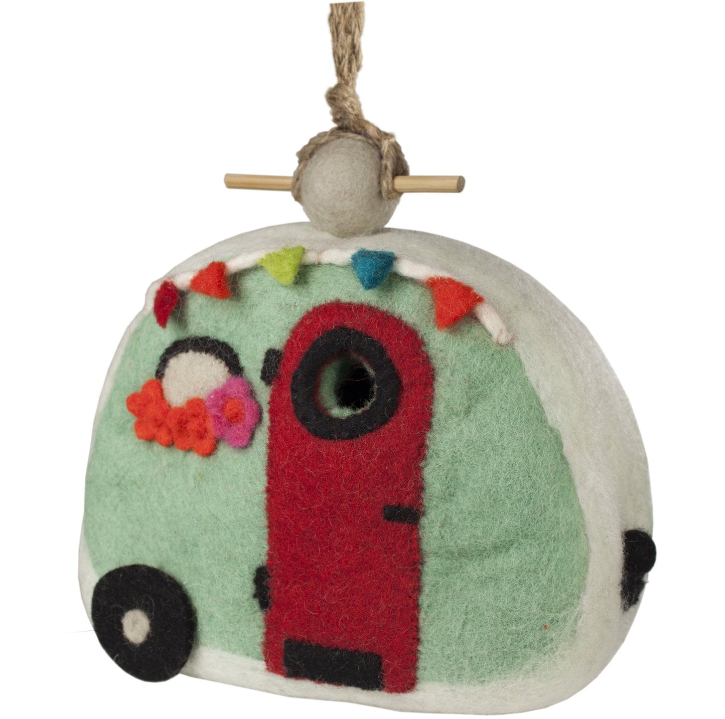 Filt Retro Camper Birdhouse - Wild Woolies