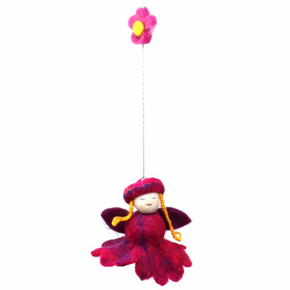 Felt Flower Fairy Mobile - Global Groove