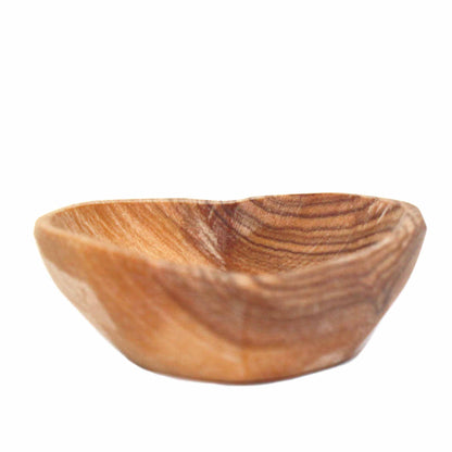 Petits Bols à Bijoux Coeur en Bois d'Olivier - Lot de 2