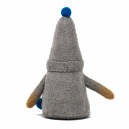 Winter Blues Felt Gnomes Trio, Set of 3