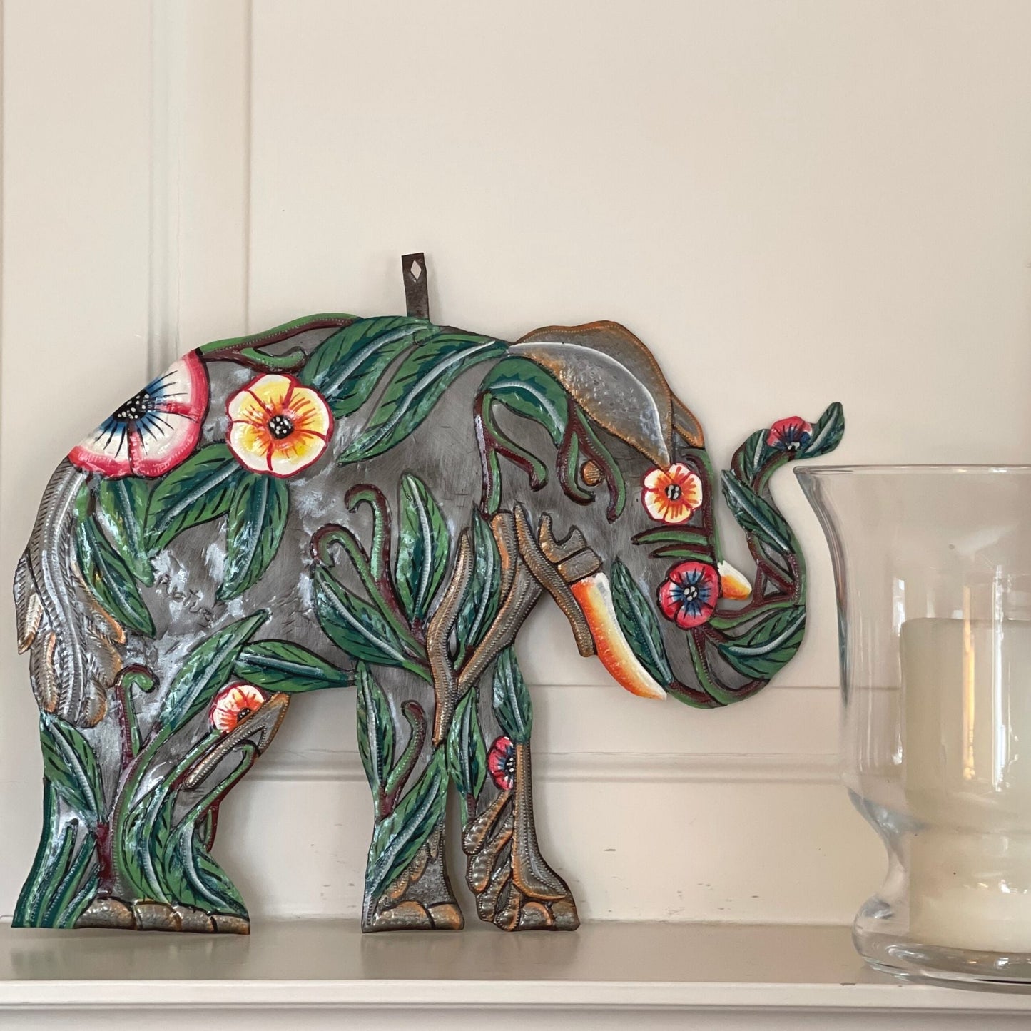 Hibiscus Elephant Haitisk metaltrommekunst