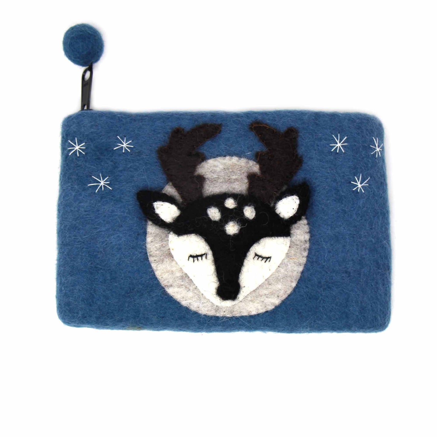 Hand Crafted Felt: Stag Pouch