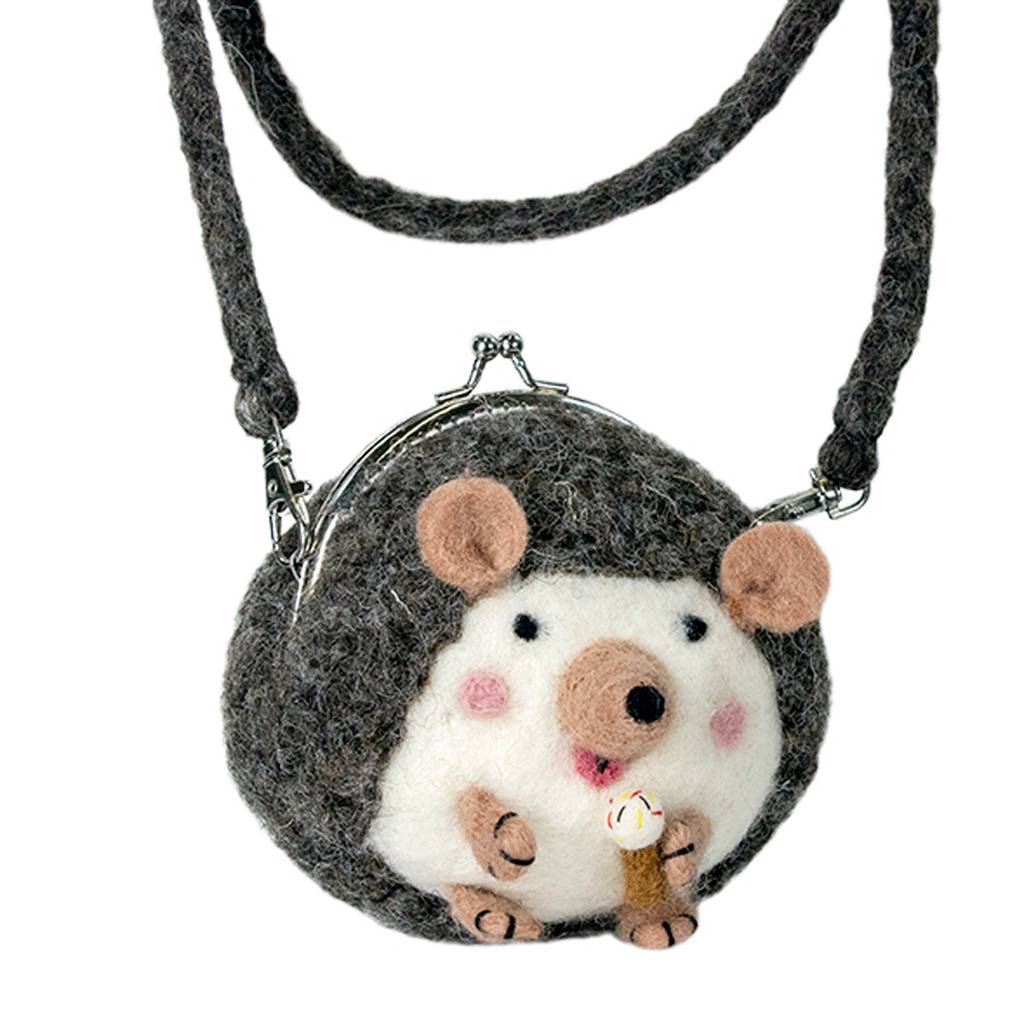 Critter Purse: Harper Hedgehog - Wild Woolies (P)