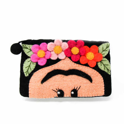 Feutre fabriqué à la main : Pochette Frida