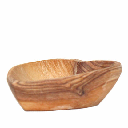 Petits Bols à Bijoux Coeur en Bois d'Olivier - Lot de 2