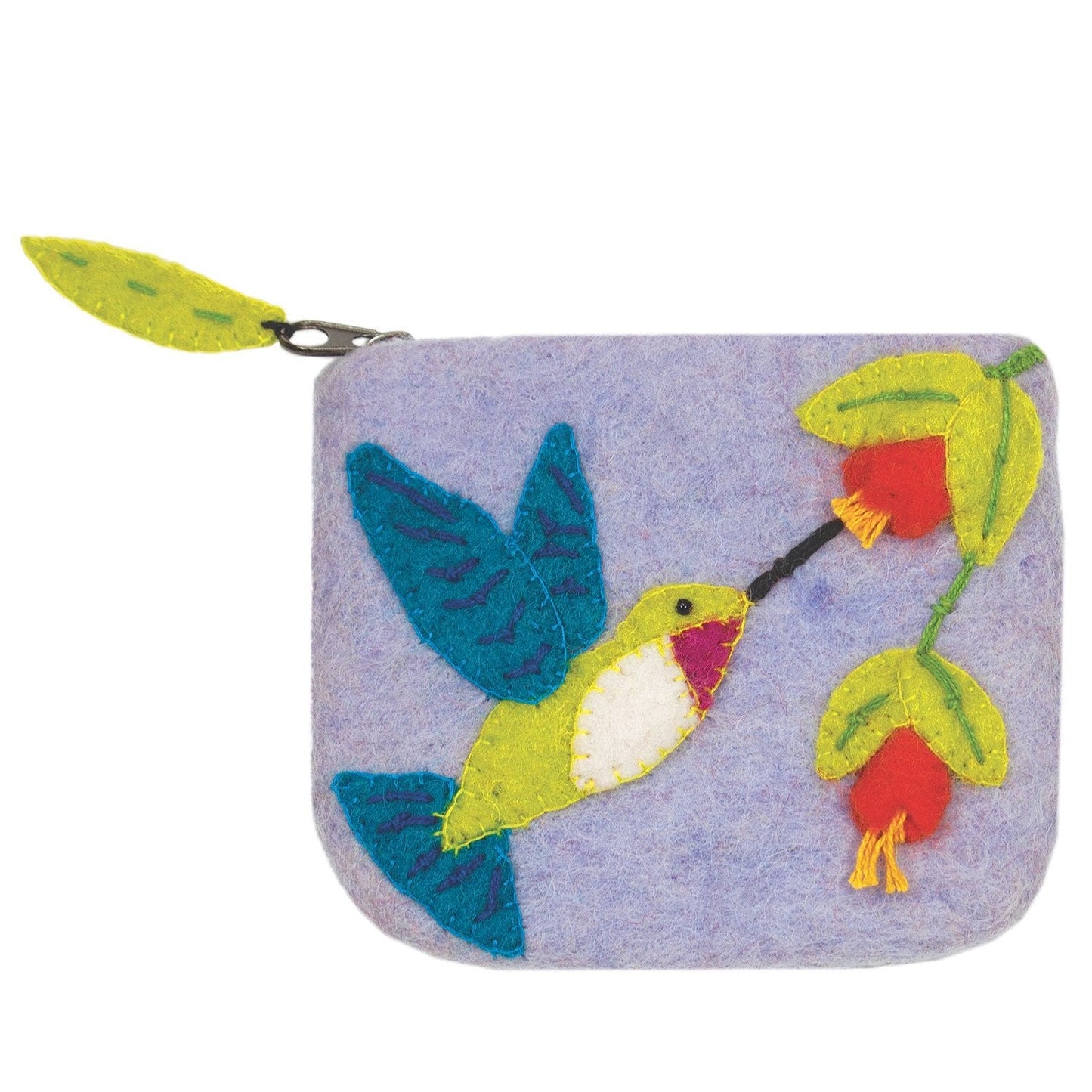 Porte-monnaie en feutre - Colibri - Wild Woolies (P)