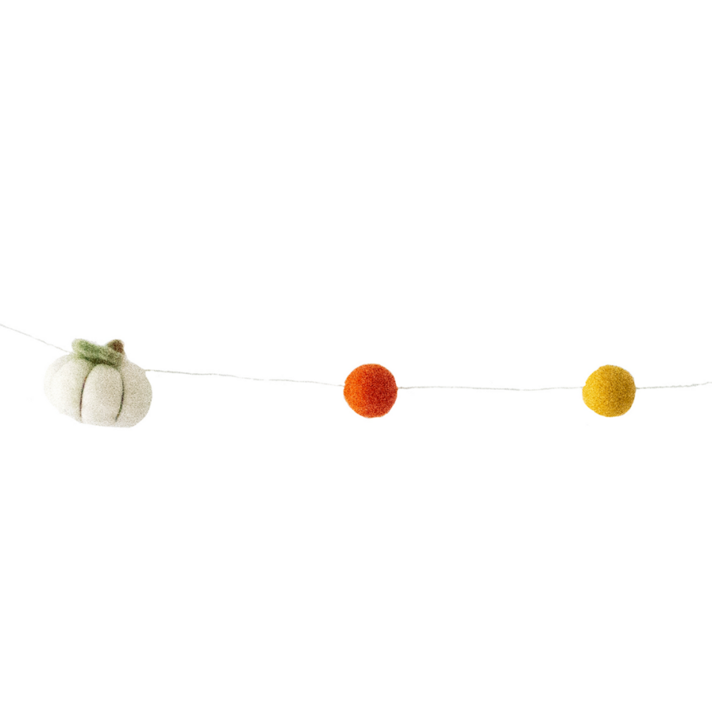 Hand Filted Garland: Pumpkins - Global Groove