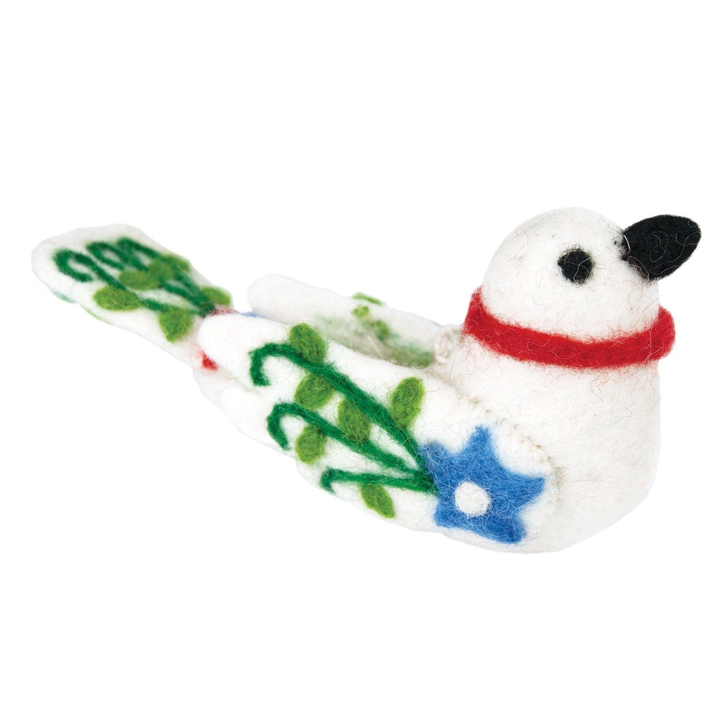 Alpine Lovebird Filt Ornament - Wild Woolies (H)