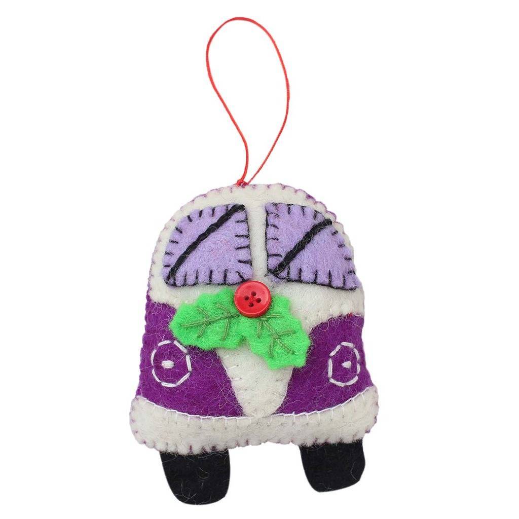 Purple Van Filt Ornament - Global Groove (H)