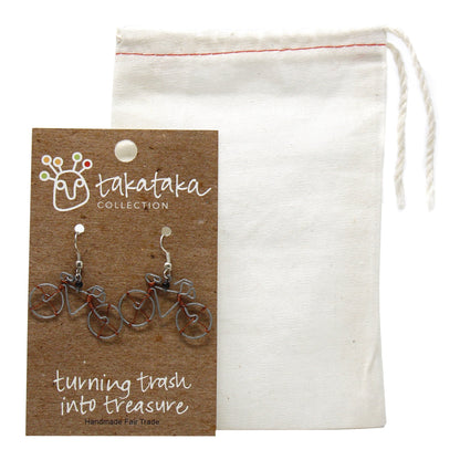 Wire Bicycle Earrings - Creative Alternatives