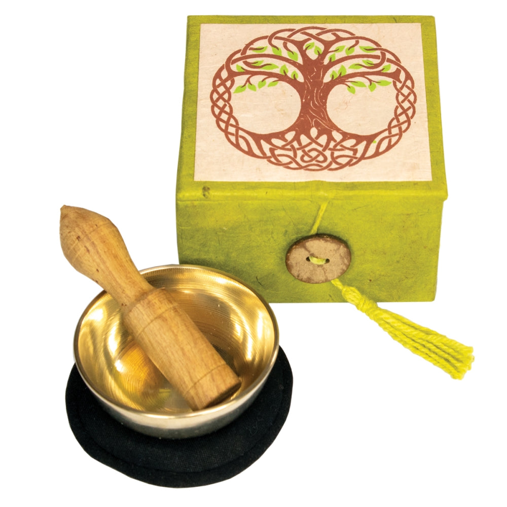 Coffret Mini Bol de Méditation Arbre de Vie