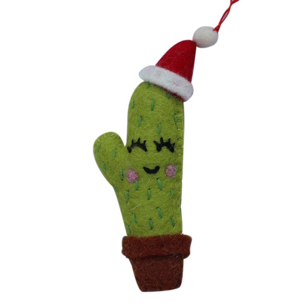 Nissehue Cactus Filt Ornament - Global Groove (H)