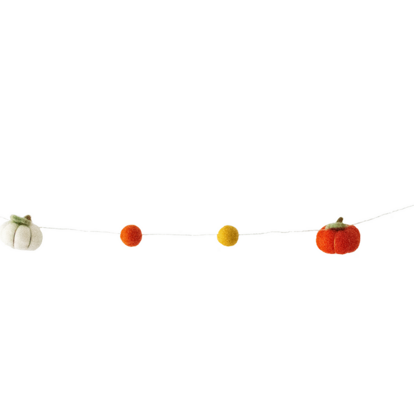 Hand Filted Garland: Pumpkins - Global Groove