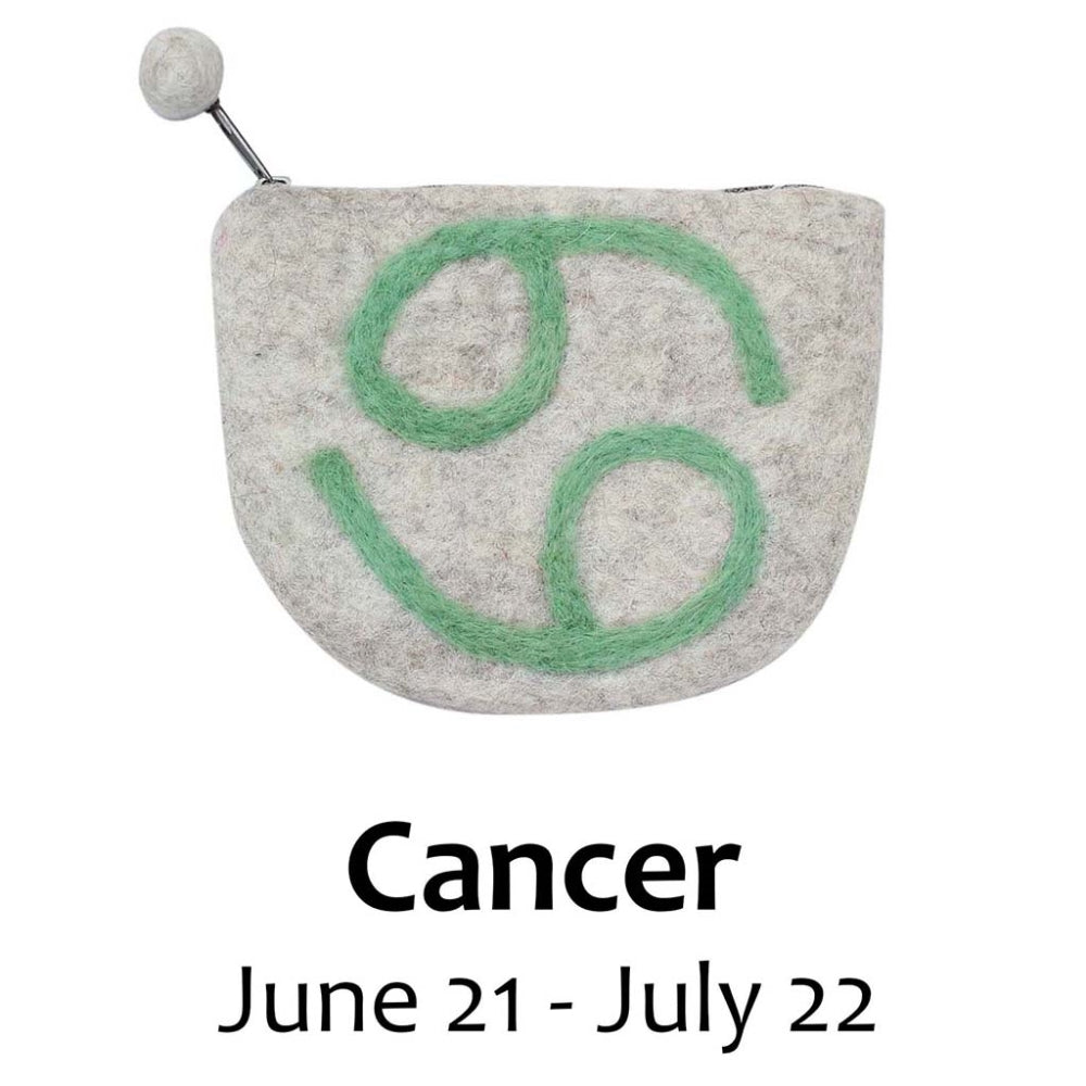 Porte-monnaie Felt Cancer Zodiac - Global Groove