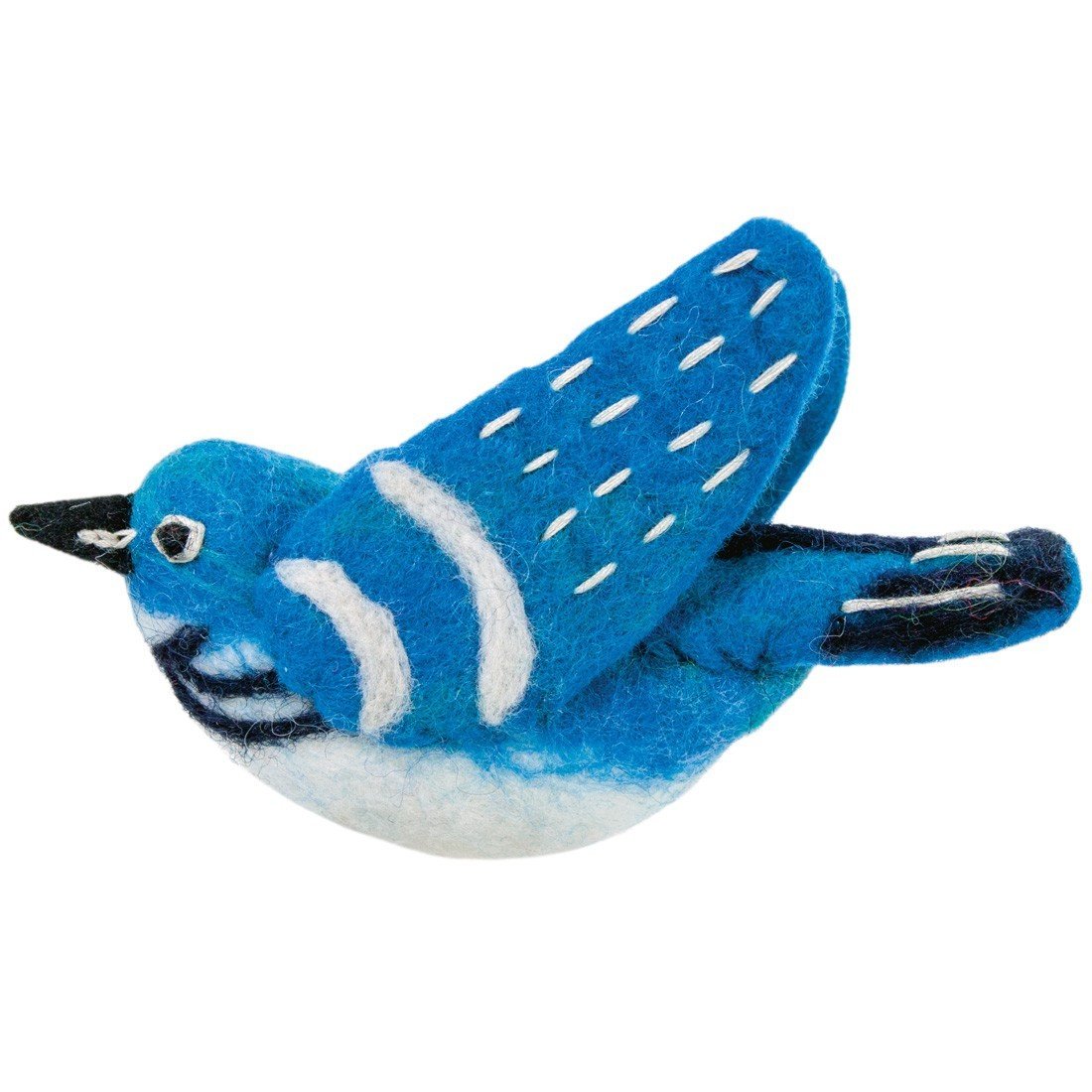 Wild Woolies Filt Bird Garden Ornament - Cerulean Hummingbird - Wild Woolies (G)