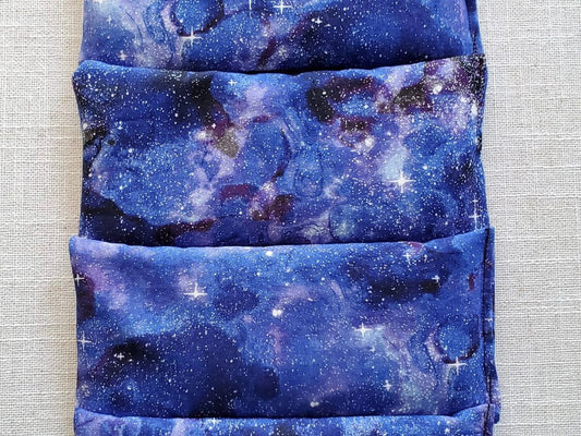 Therapeutic Hot Cool Pack | Blue Celestial Print | Sinus Pillow | Headache Pillow | Self Care | Bridesmaid Gift | Pain Relief |